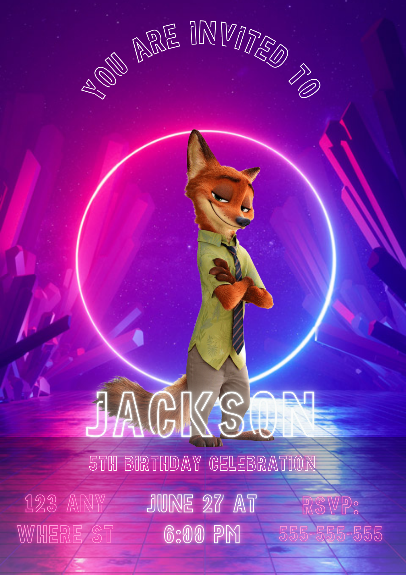 Zootopia 2 Birthday Invitations Just Dropped - CreativeRino