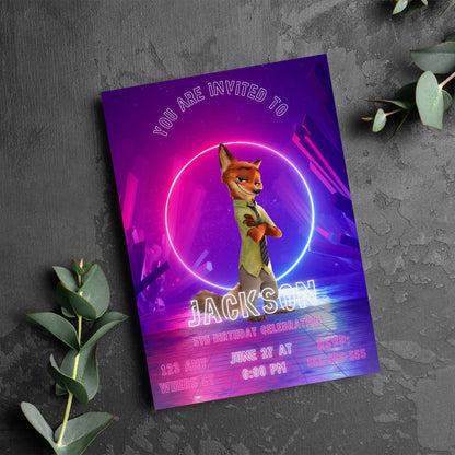 Zootopia 2 Birthday Invitations Just Dropped - CreativeRino