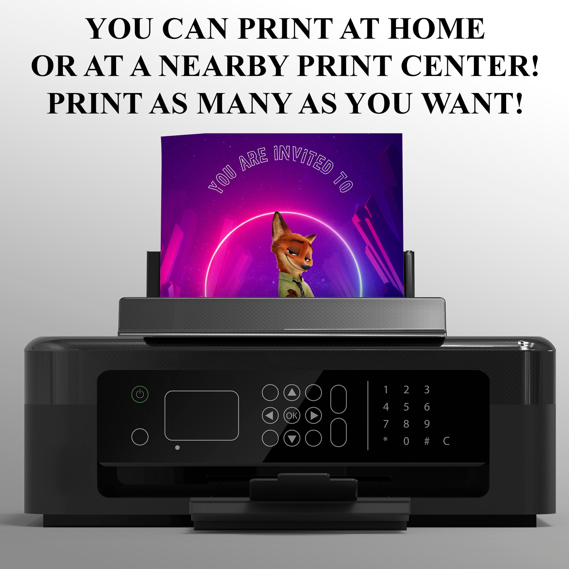 Zootopia 2 Birthday Invitations Just Dropped - CreativeRino