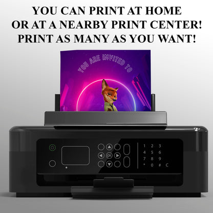 Zootopia 2 Birthday Invitations Just Dropped - CreativeRino