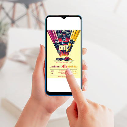 Transformers One Birthday Invitation Template - CreativeRino