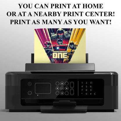 Transformers One Birthday Invitation Template - CreativeRino