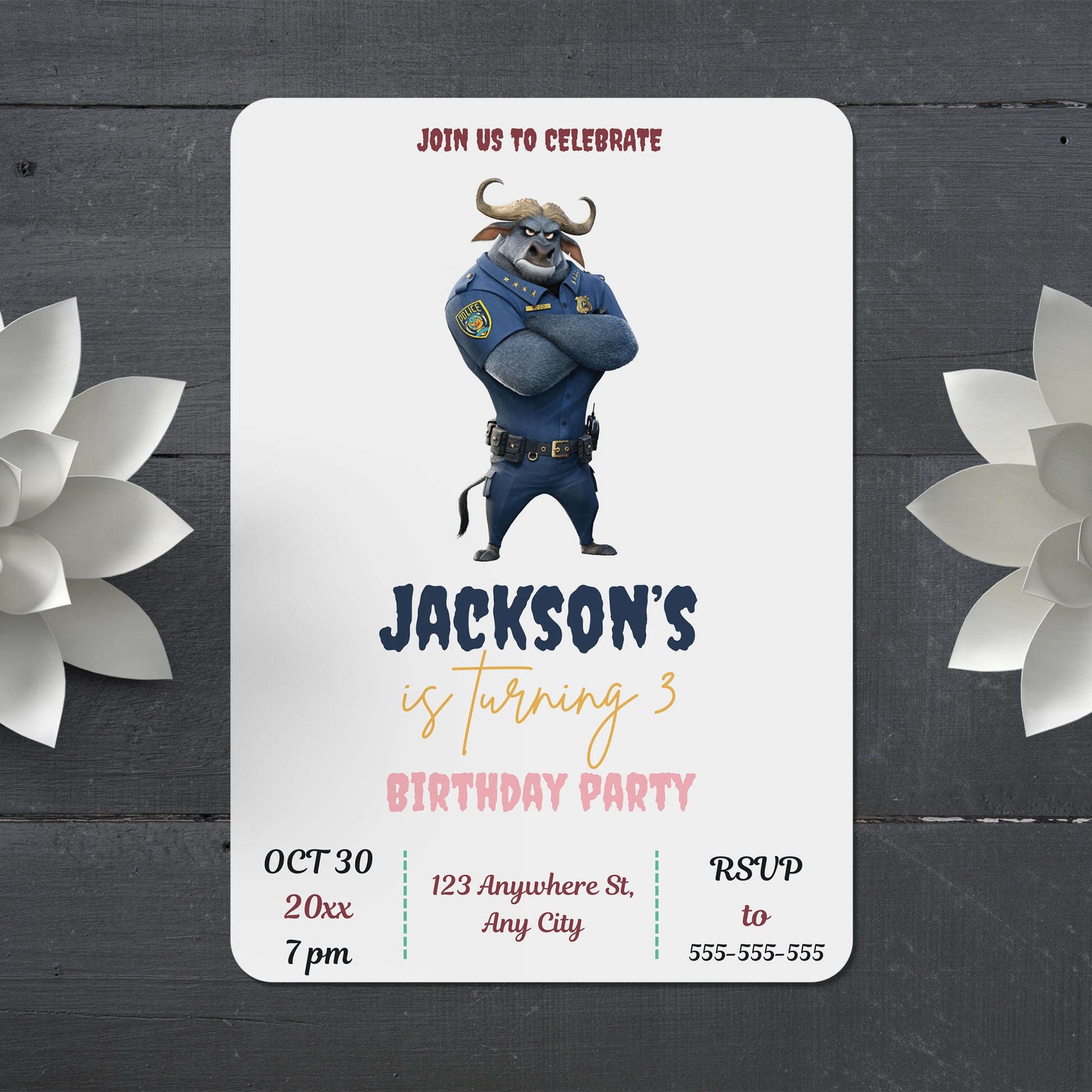 Plan Fun with Zootopia 2 Party Invitations - CreativeRino