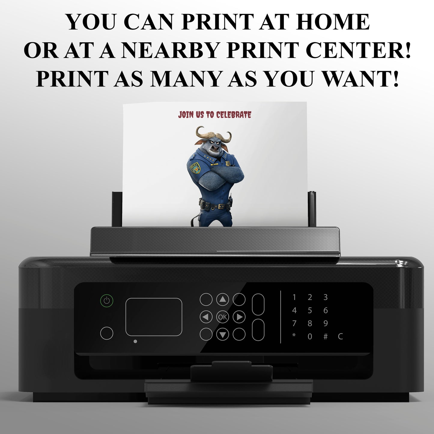 Plan Fun with Zootopia 2 Party Invitations - CreativeRino