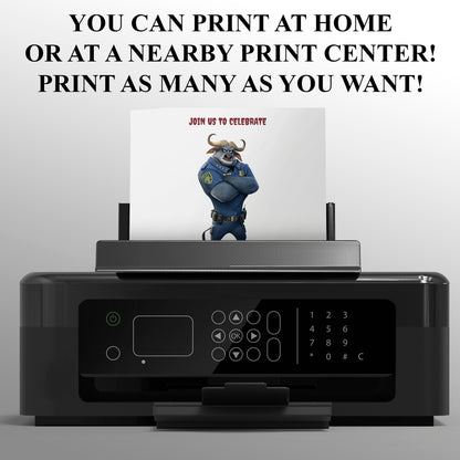 Plan Fun with Zootopia 2 Party Invitations - CreativeRino