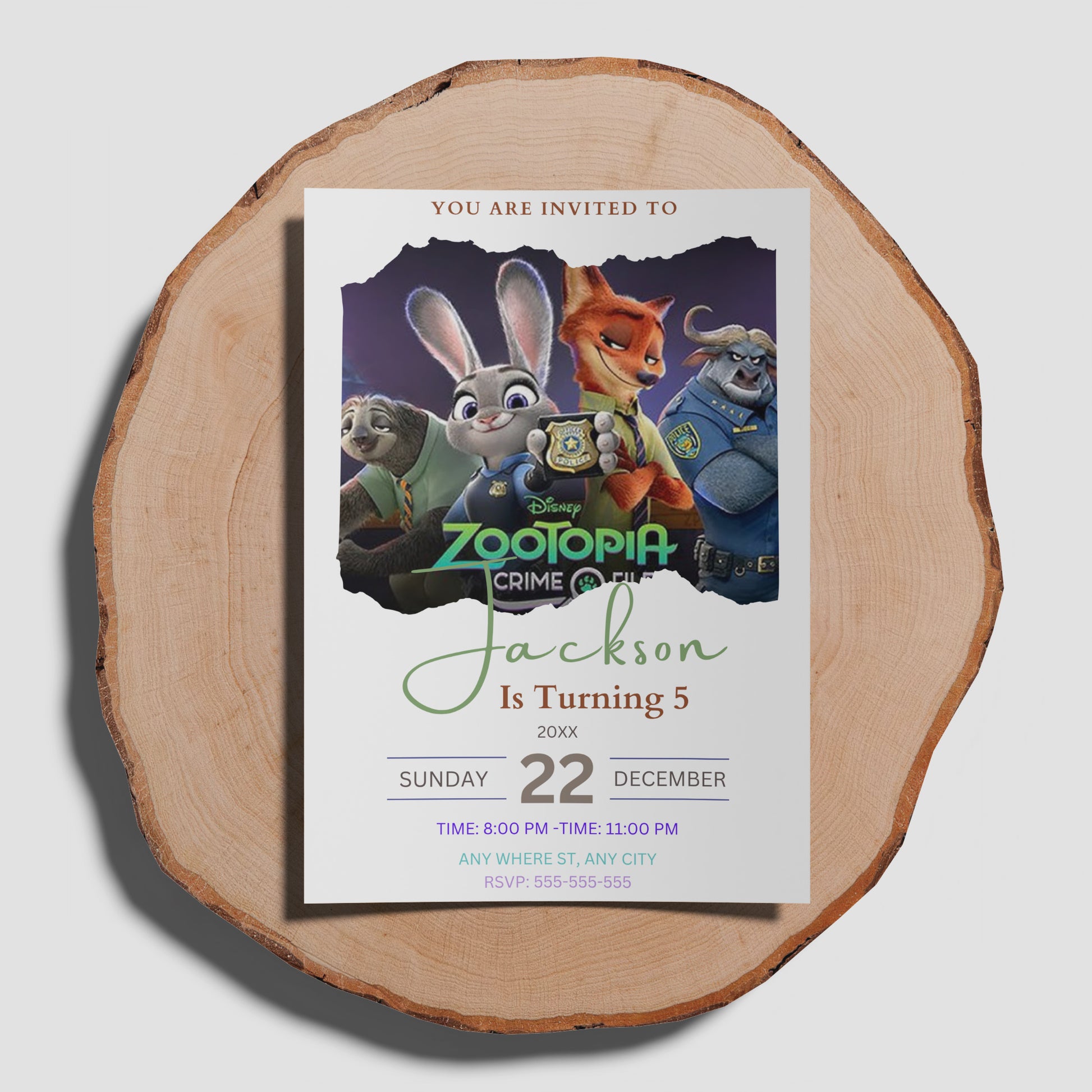 Fast & Fun Zootopia 2 Invite for Kids - CreativeRino