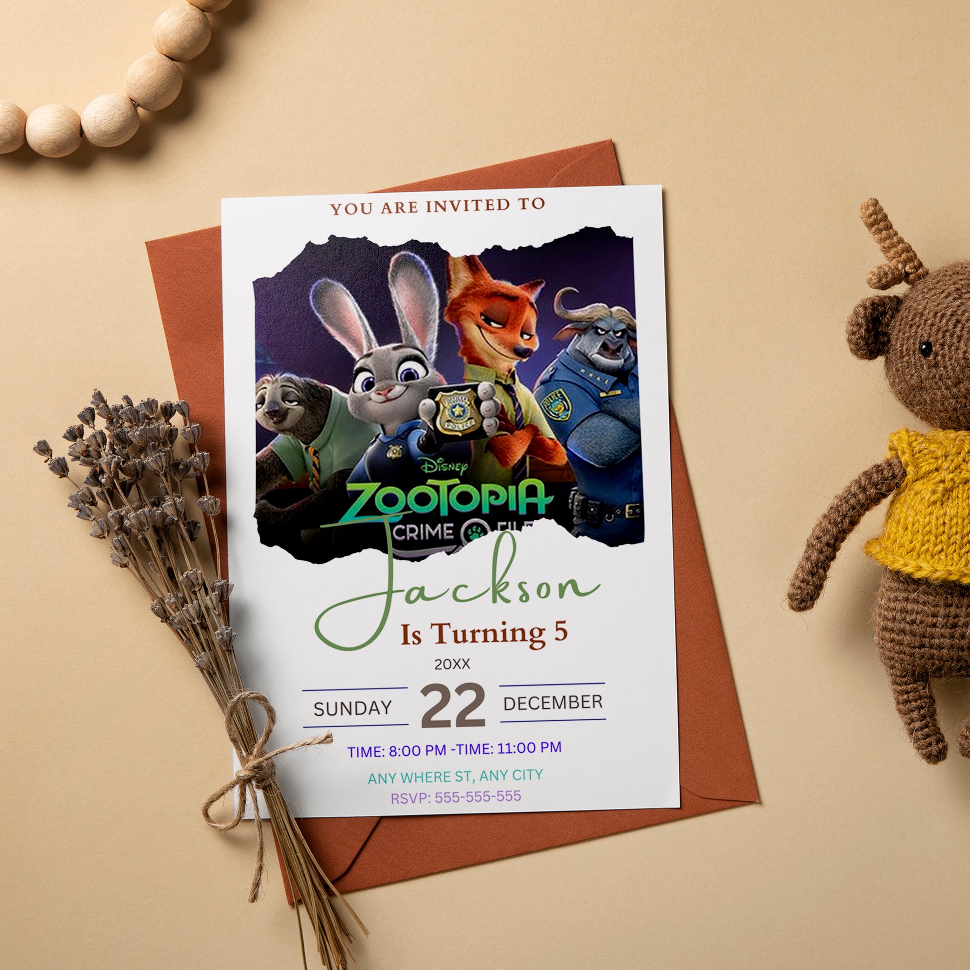 Fast & Fun Zootopia 2 Invite for Kids - CreativeRino