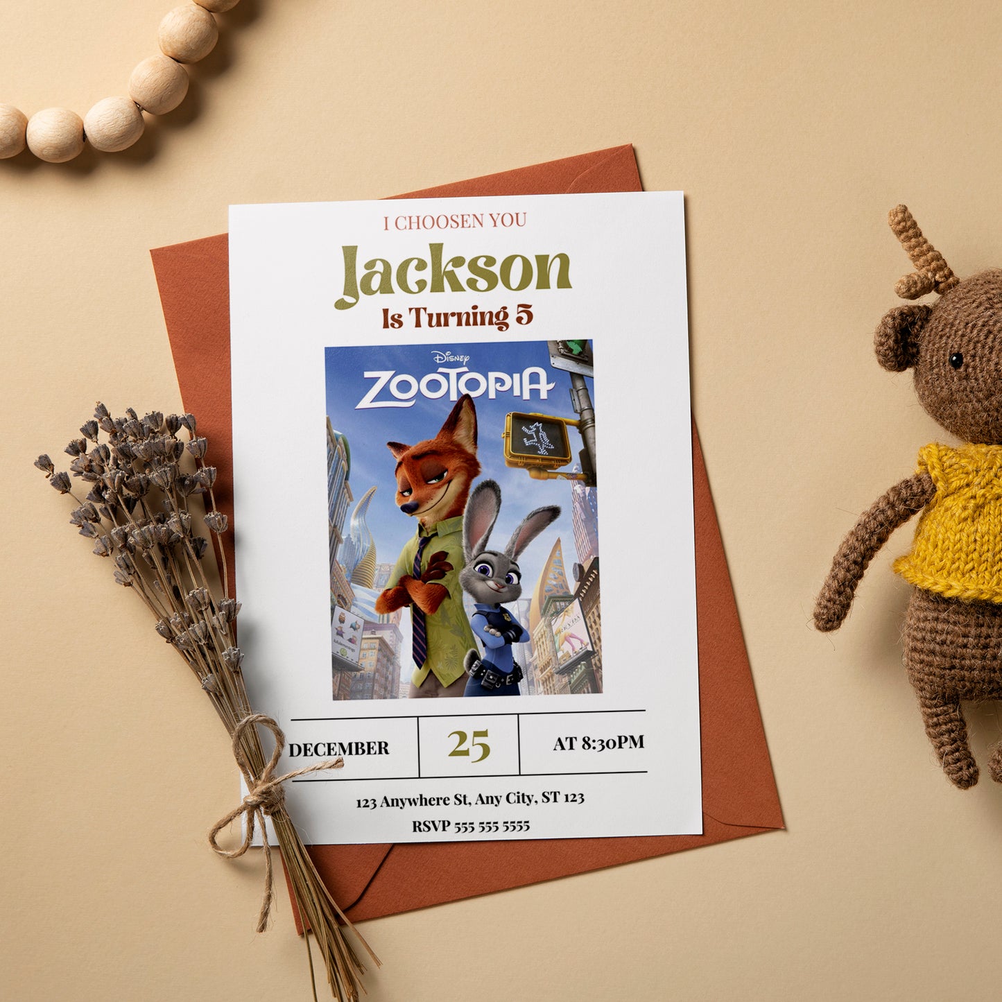 Zootopia 2 Birthday Invite That Stands Out - CreativeRino