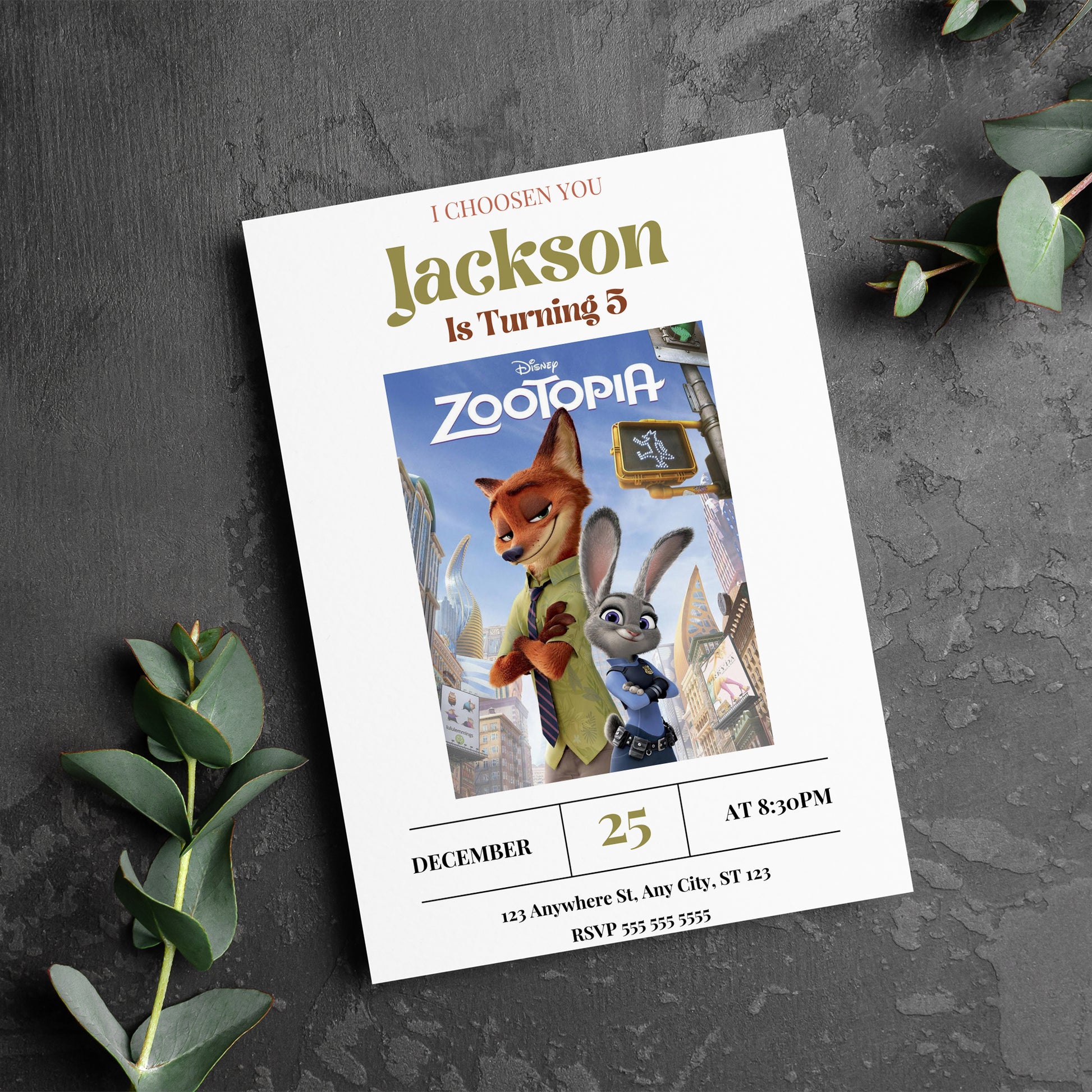 Zootopia 2 Birthday Invite That Stands Out - CreativeRino
