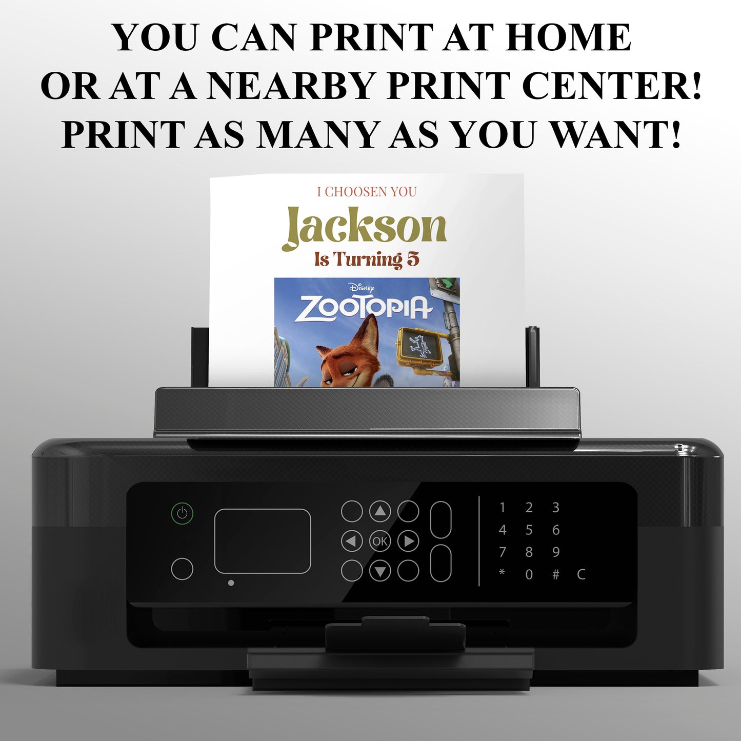 Zootopia 2 Birthday Invite That Stands Out - CreativeRino