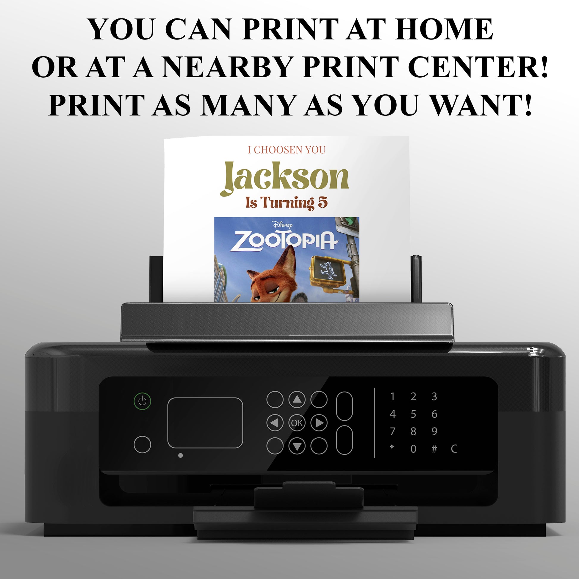 Zootopia 2 Birthday Invite That Stands Out - CreativeRino