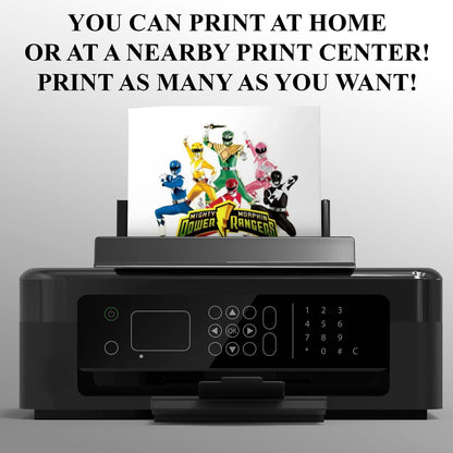 Mighty Morphin Power Rangers Birthday Invitations - CreativeRino