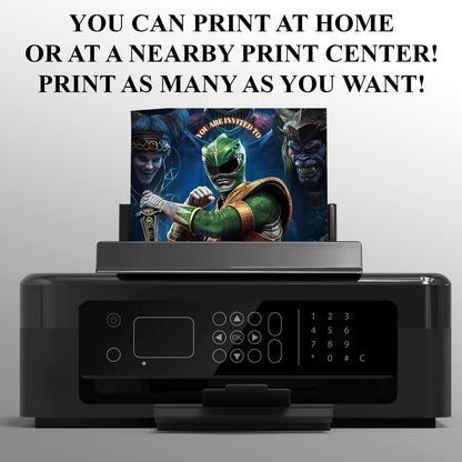 Power Rangers Dino Charge Invitations - CreativeRino