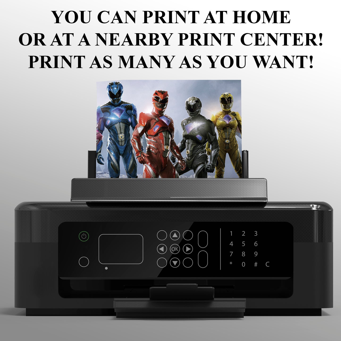 Power Rangers Dino Fury Invitations - CreativeRino