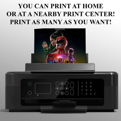 Printable Power Rangers Birthday Invitations - CreativeRino
