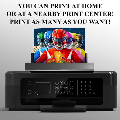 Mighty Morphin Power Rangers Invite - CreativeRino