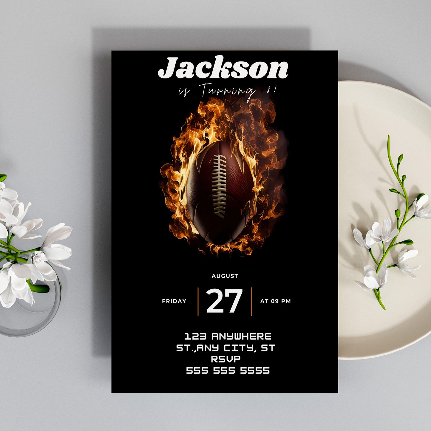 Pittsburgh Steelers Birthday Invitations - CreativeRino