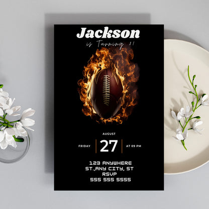 Pittsburgh Steelers Birthday Invitations - CreativeRino