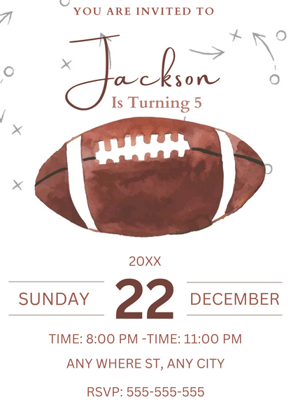Pittsburgh Steelers Party Invitations - CreativeRino
