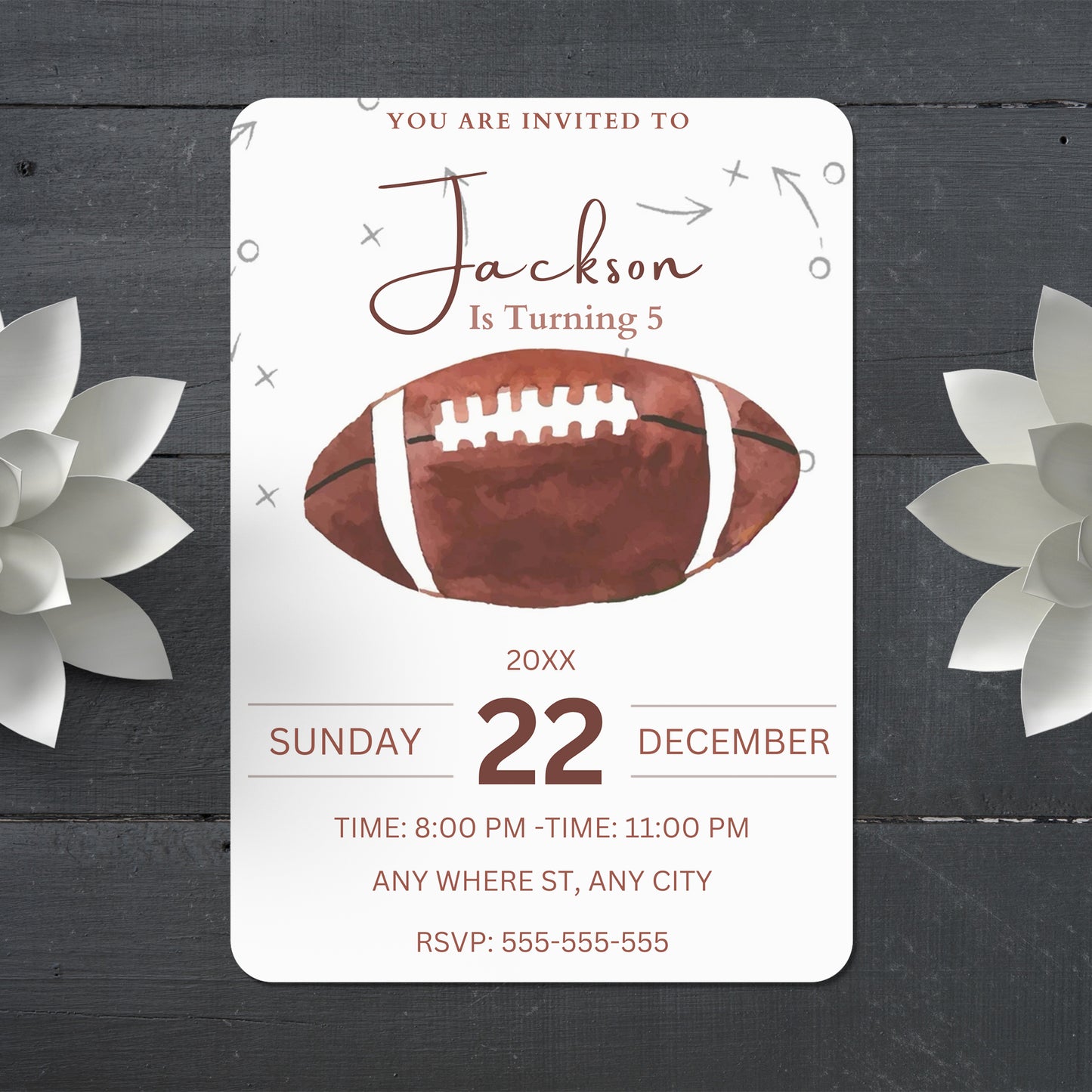 Pittsburgh Steelers Party Invitations - CreativeRino