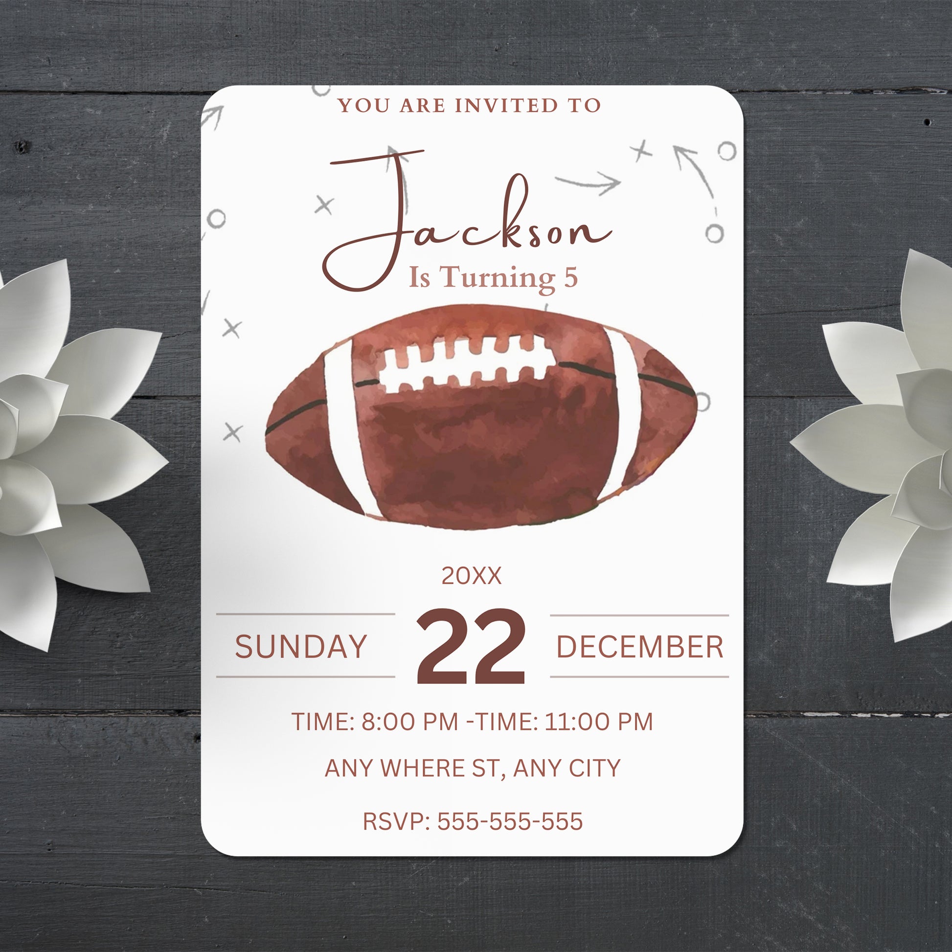 Pittsburgh Steelers Party Invitations - CreativeRino
