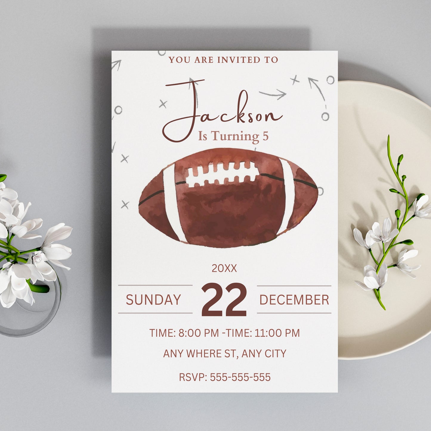 Pittsburgh Steelers Party Invitations - CreativeRino