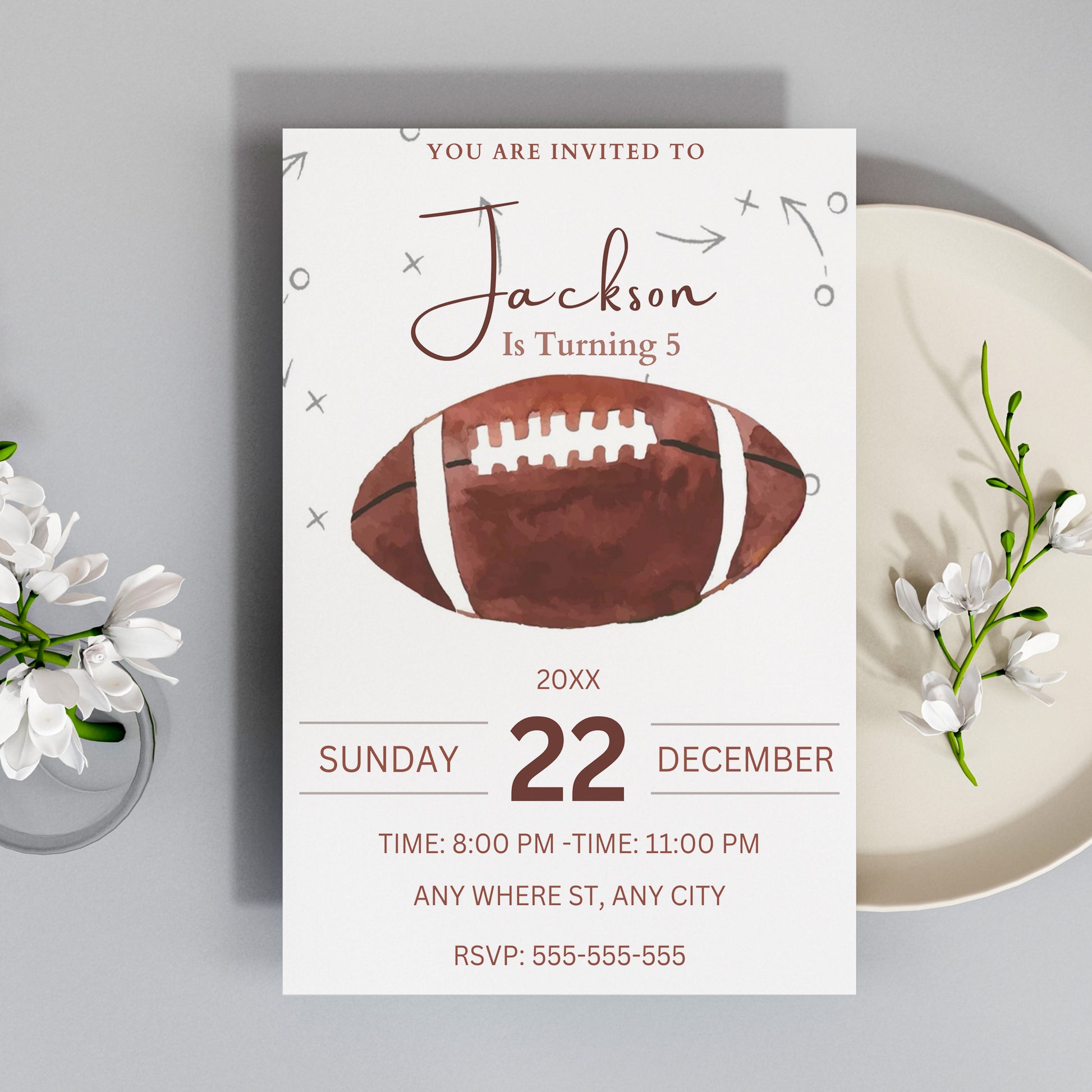 Pittsburgh Steelers Party Invitations - CreativeRino