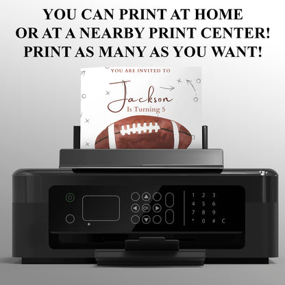 Pittsburgh Steelers Party Invitations - CreativeRino