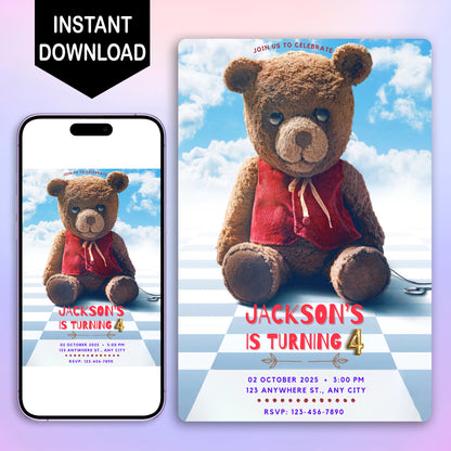 Imaginary Birthday Invitation Template - CreativeRino