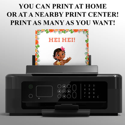 Hei Hei Birthday Invitations - CreativeRino