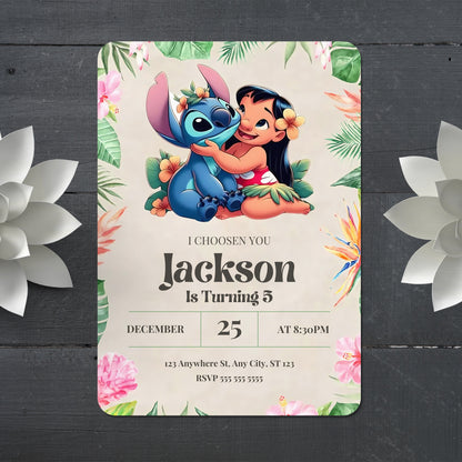 Lilo And Stitch Invites - CreativeRino