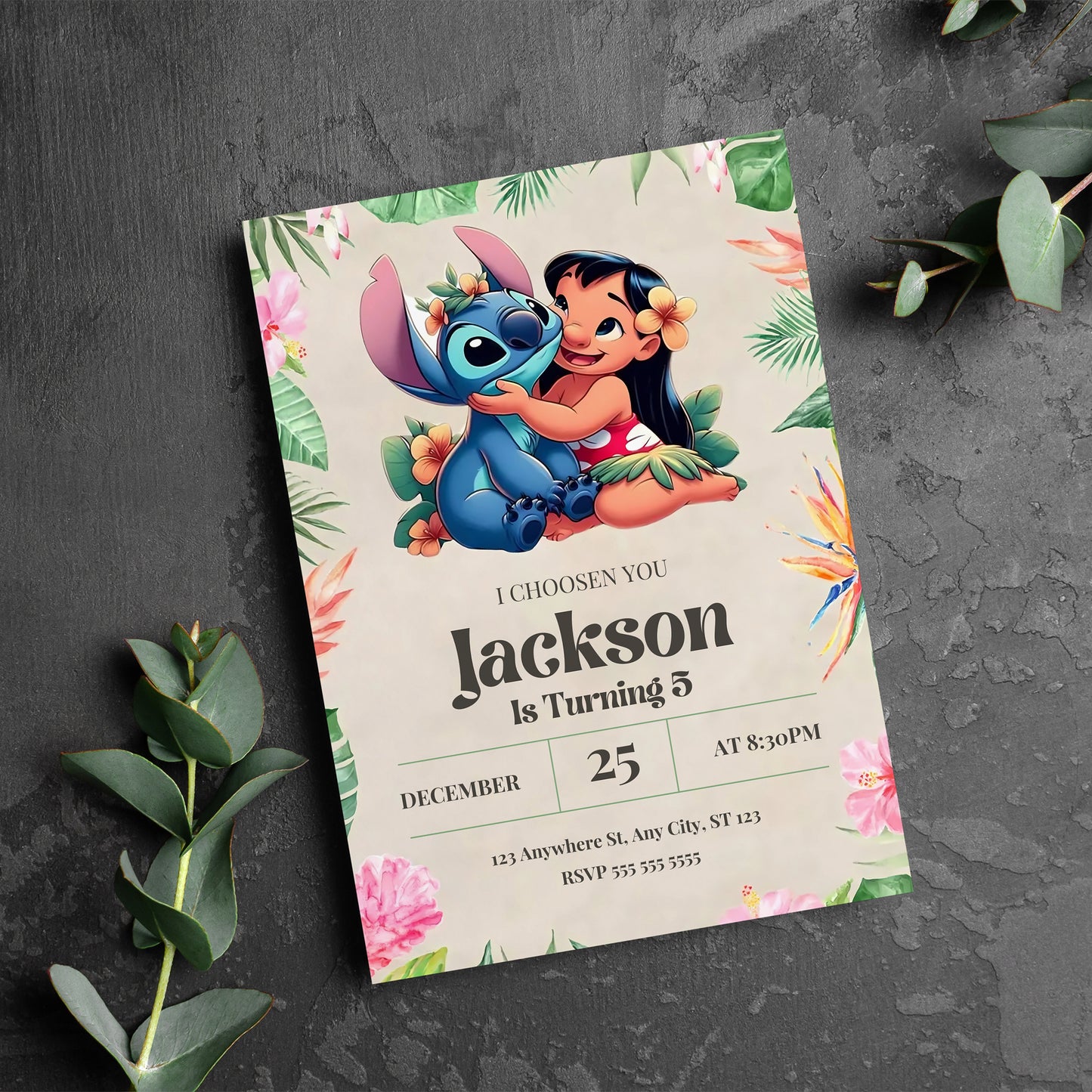 Lilo And Stitch Invites - CreativeRino