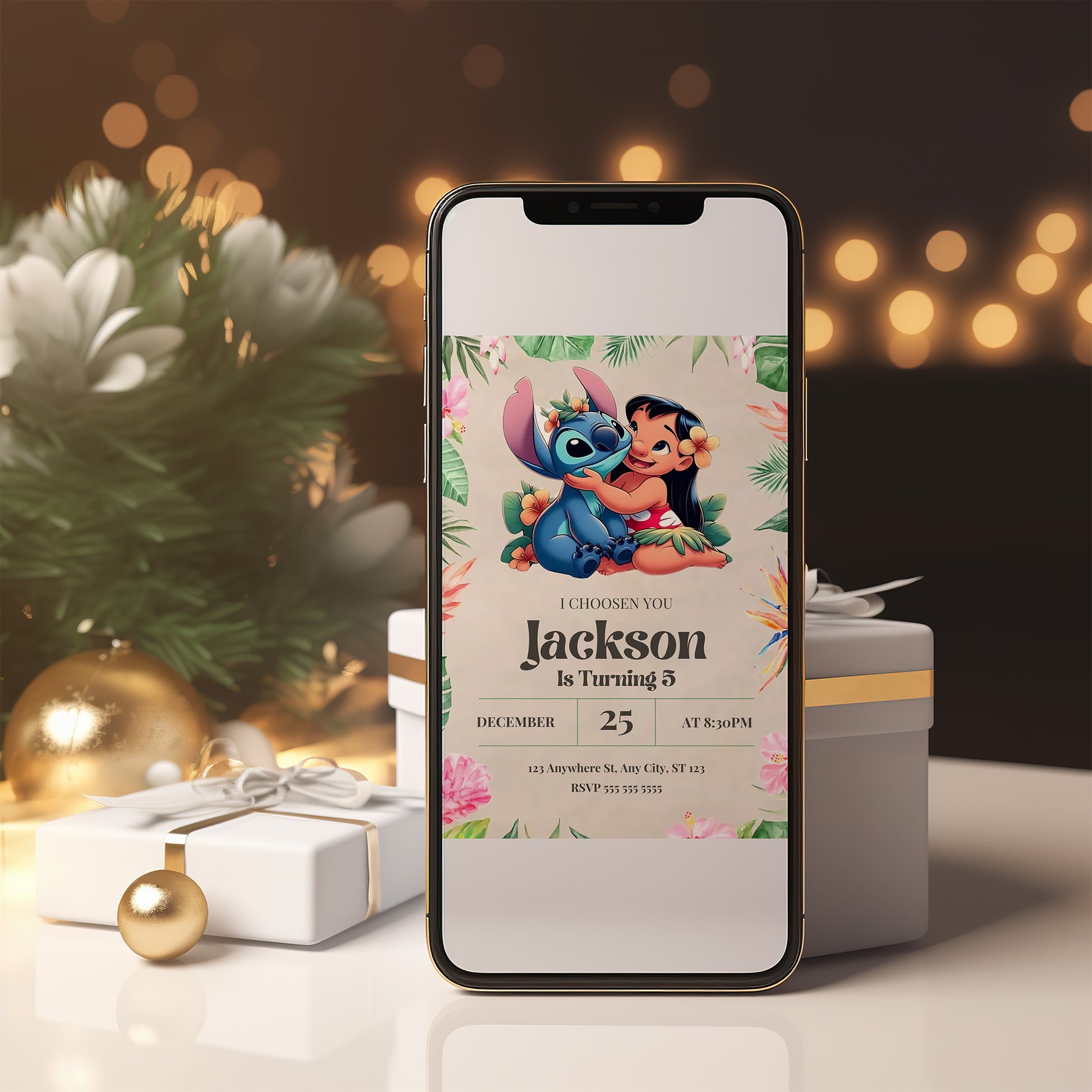 Lilo And Stitch Invites - CreativeRino