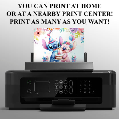 Lilo And Stitch Birthday Party Invitations - CreativeRino