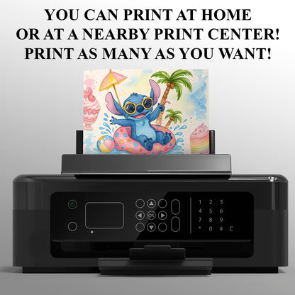 Lilo And Stitch Digital Invitation - CreativeRino