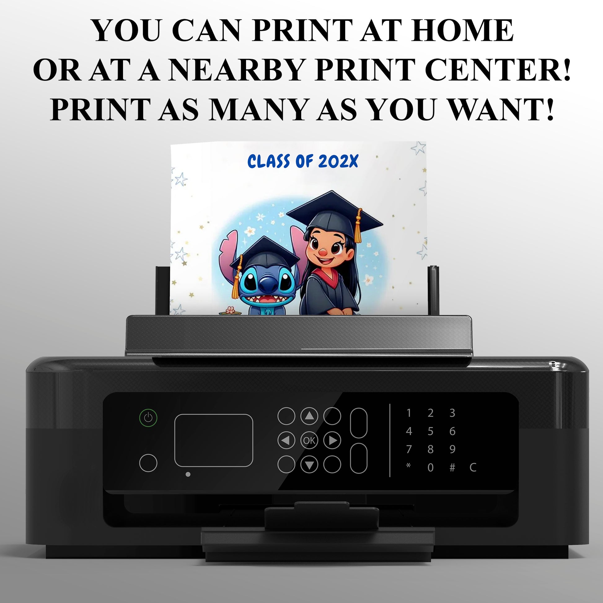 Lilo And Stitch Graduation Invitations - CreativeRino