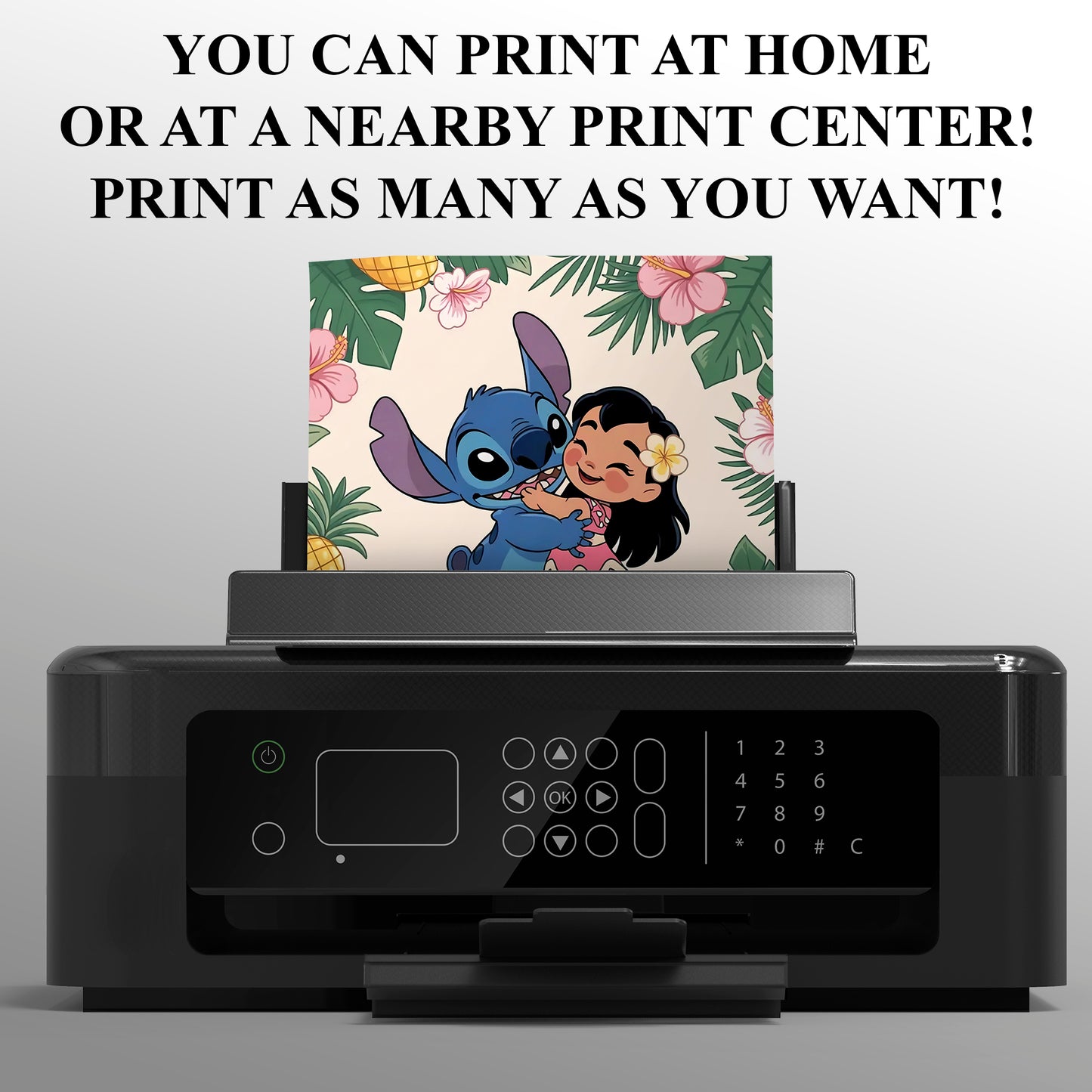 Lilo And Stitch Digital Invitation - CreativeRino
