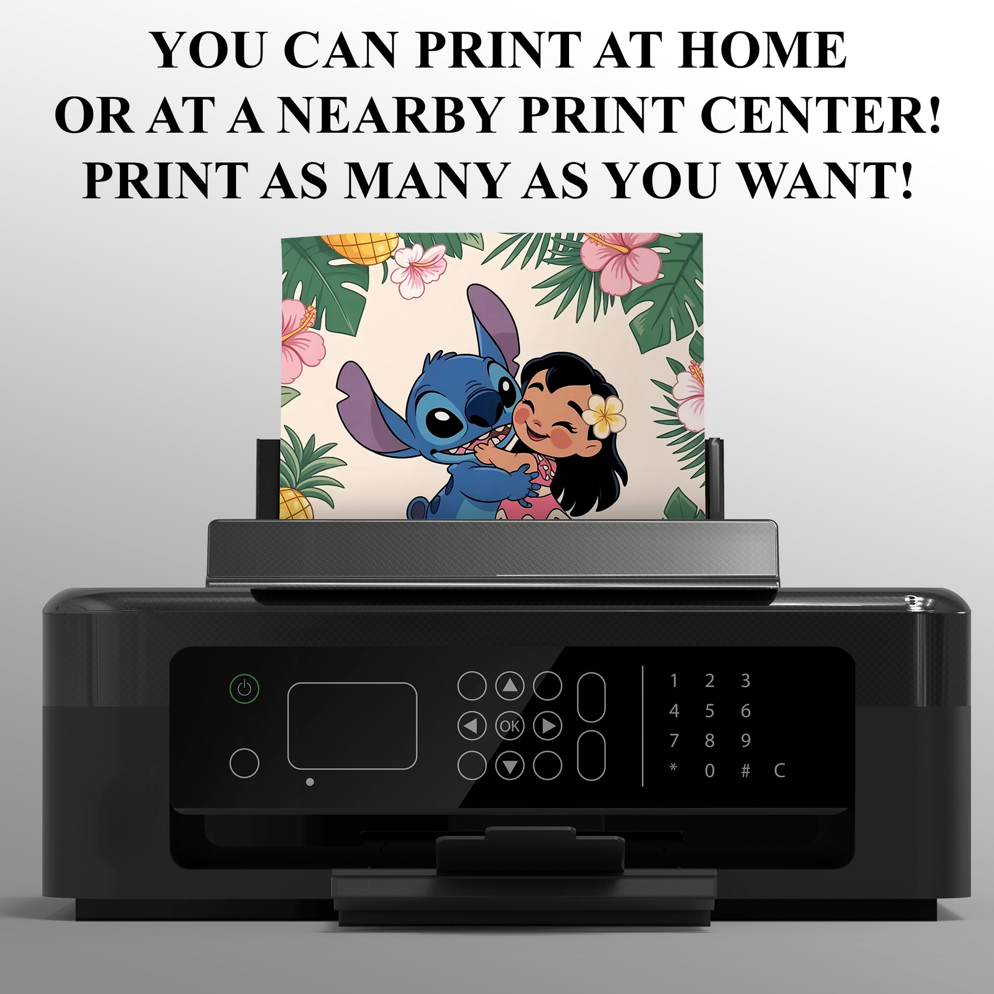 Lilo And Stitch Digital Invitation - CreativeRino