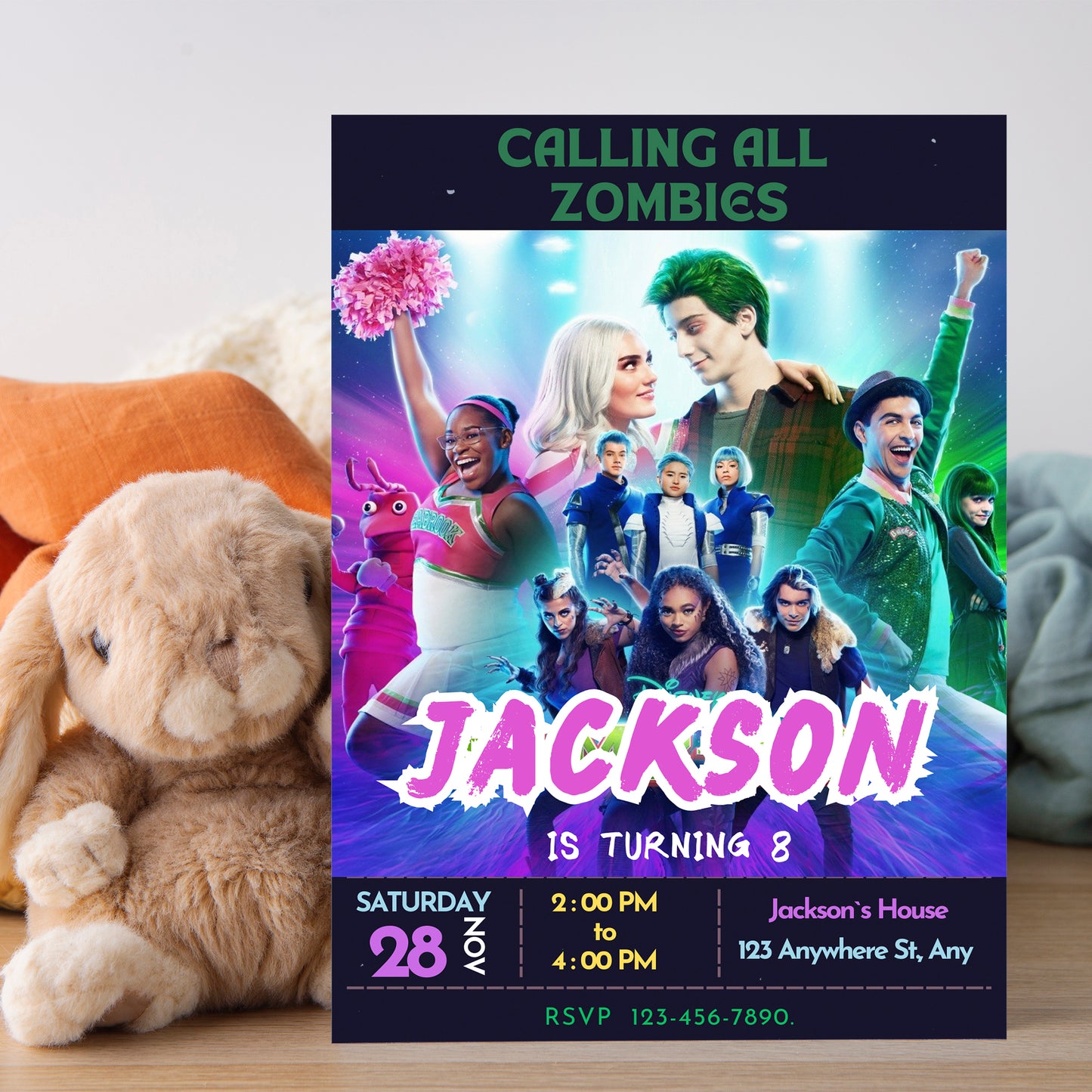 Disney Zombies Invitations - CreativeRino