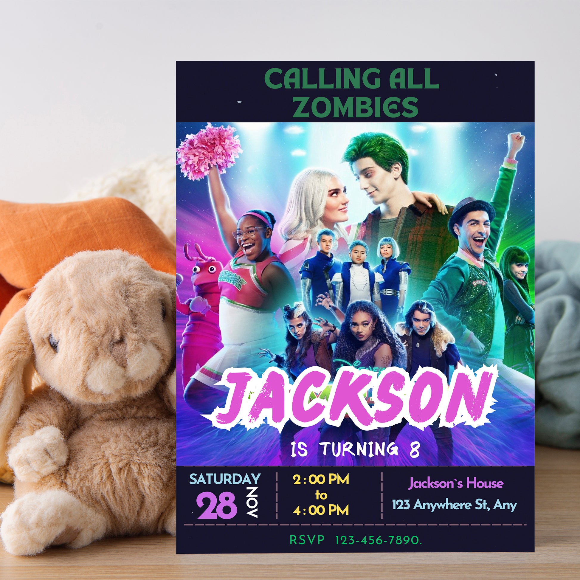 Disney Zombies Invitations - CreativeRino