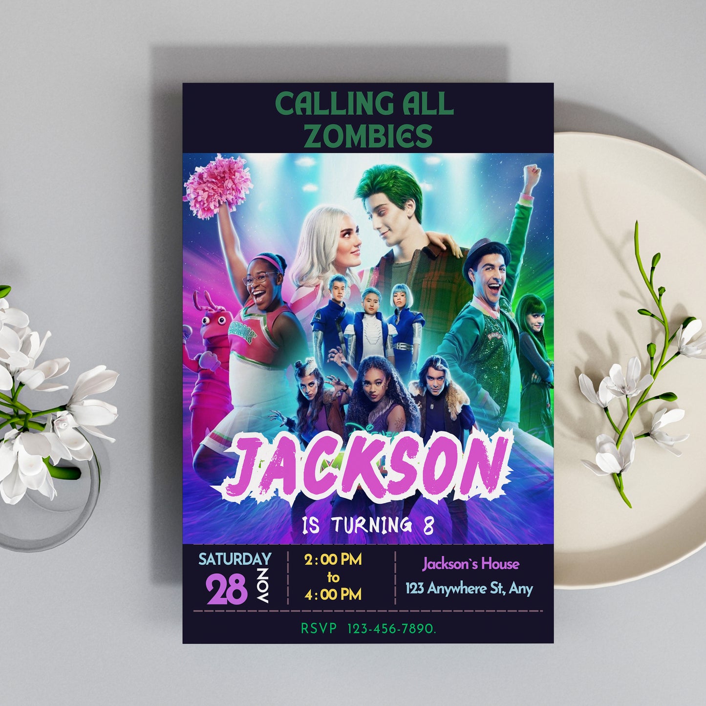 Disney Zombies Invitations - CreativeRino