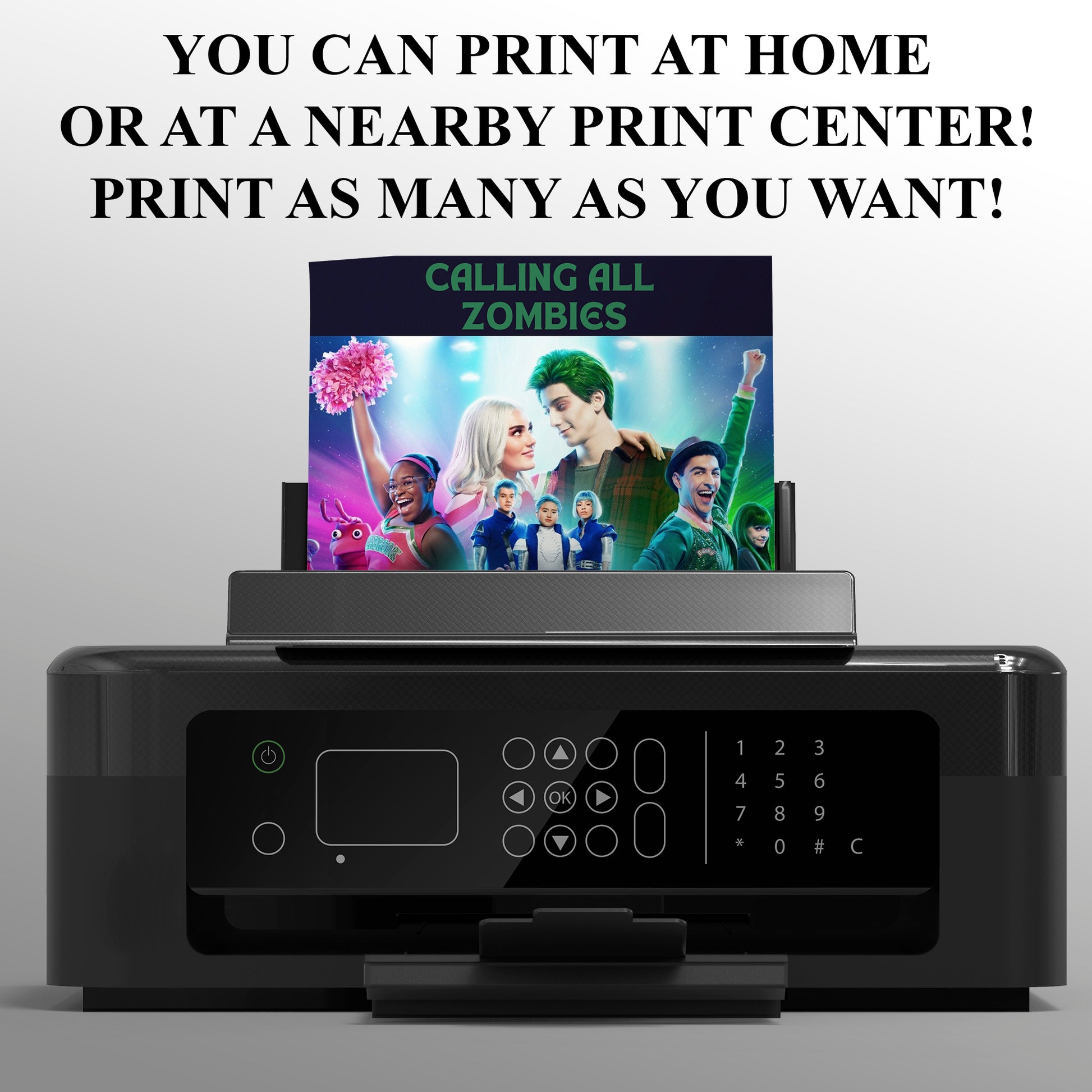 Disney Zombies Invitations - CreativeRino