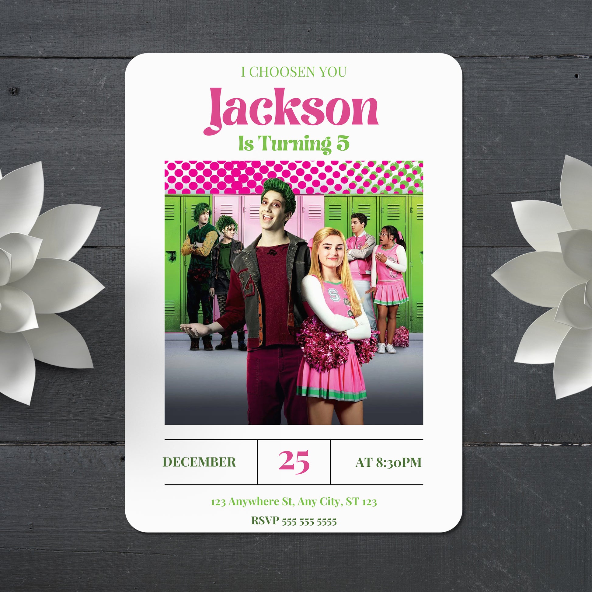 Disney Zombie Birthday Party Invitations - CreativeRino