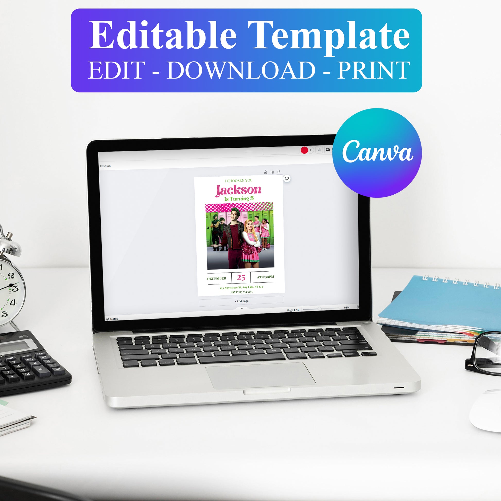 Disney Zombie Birthday Party Invitations - CreativeRino