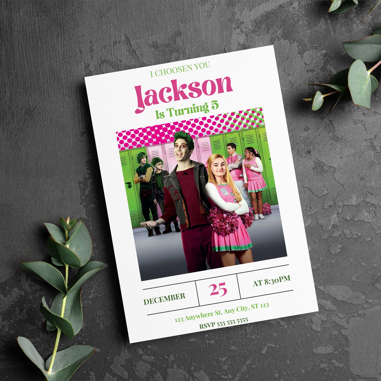 Disney Zombie Birthday Party Invitations - CreativeRino