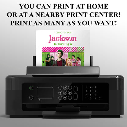 Disney Zombie Birthday Party Invitations - CreativeRino