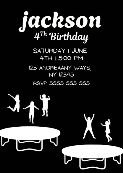 Altitude Birthday Invitations - CreativeRino