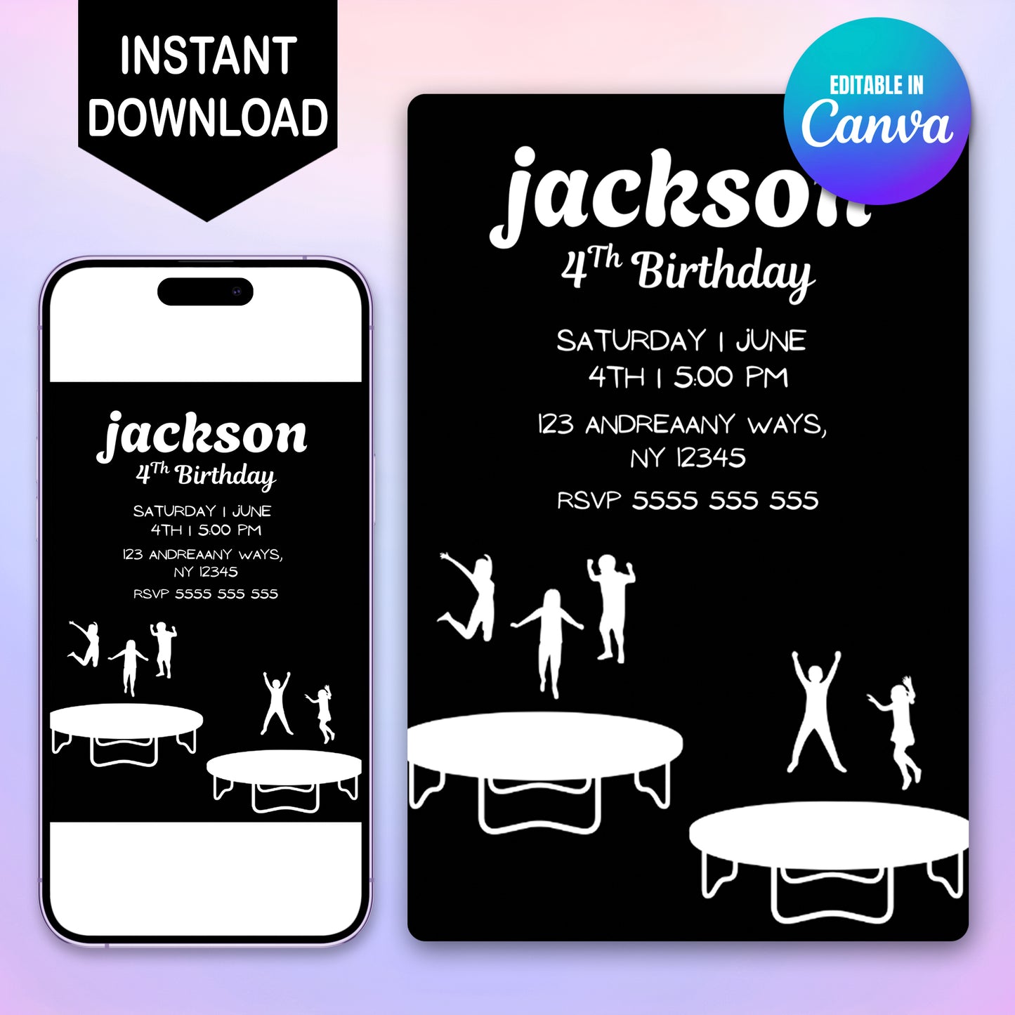 Altitude Birthday Invitations - CreativeRino