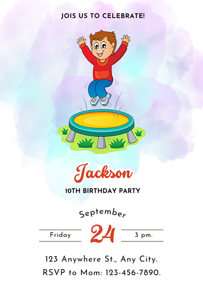 Altitude Party Invitation - CreativeRino