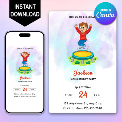 Altitude Party Invitation - CreativeRino